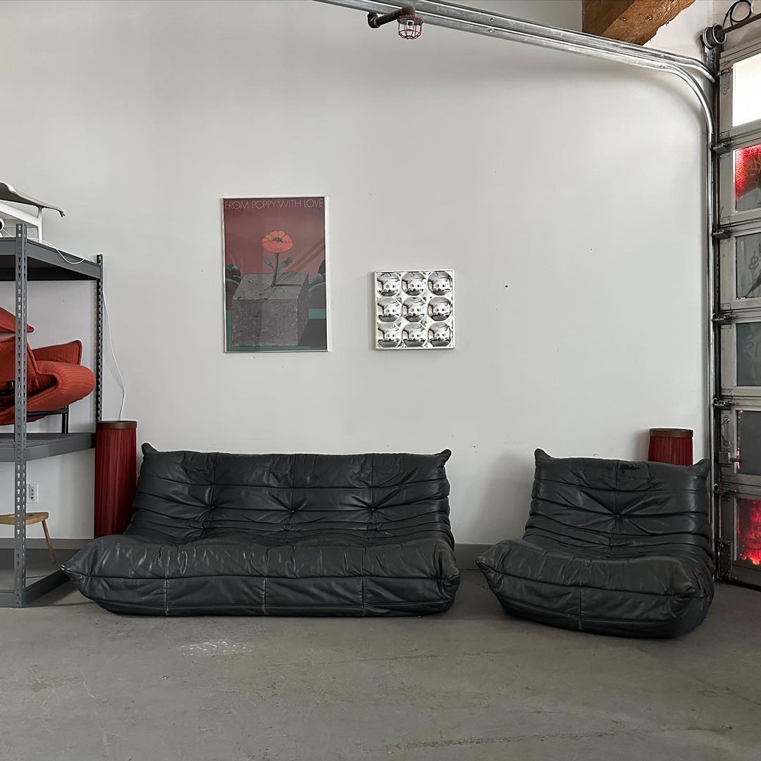Ligne Roset Sofa & Fireside Chair