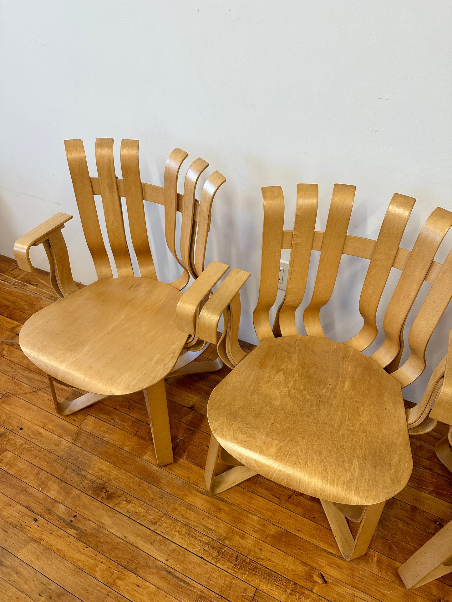 1990s Knoll 91A Hat Trick Arm Chair by Frank Gehry