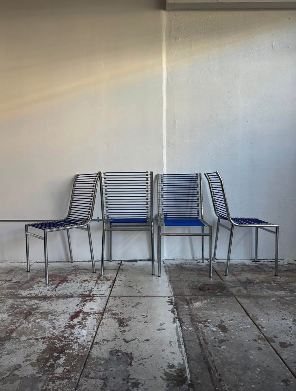 1980’s Rene Herbst Sandows No 5 Cord Chairs