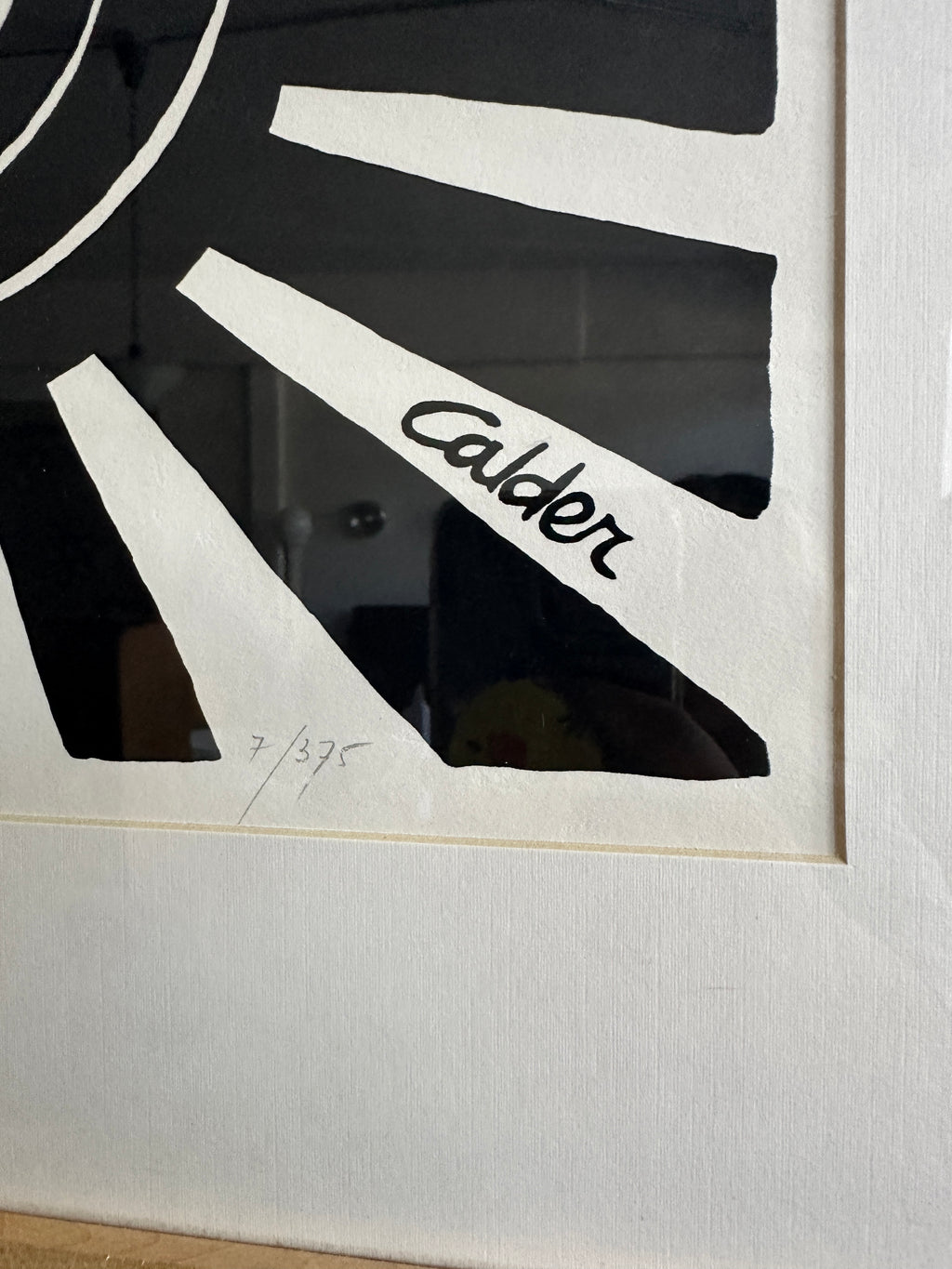 1970’s Alexander Calder Spirals and Hoops Numbered Lithograph 7/375