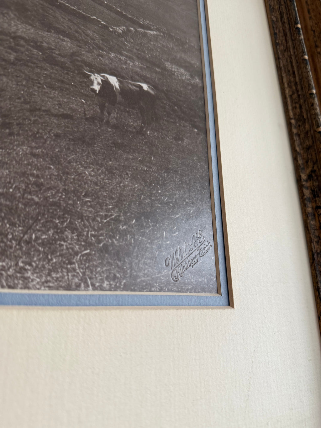1930’s Blind Stamped Black and White Photographs of Switzerland by Adolph Braun