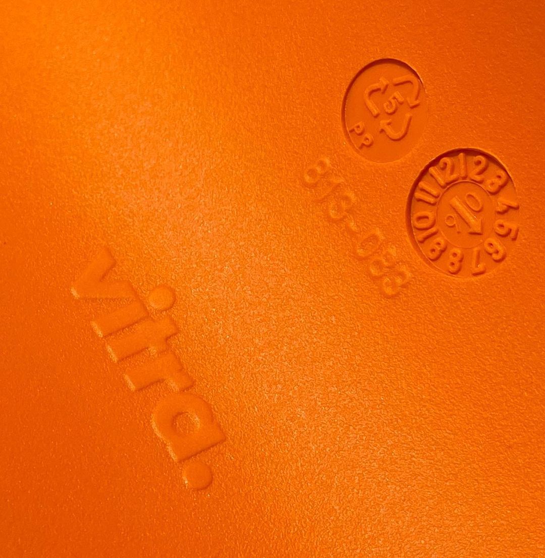 Vitra Verner Panton S Chair in Tangerine