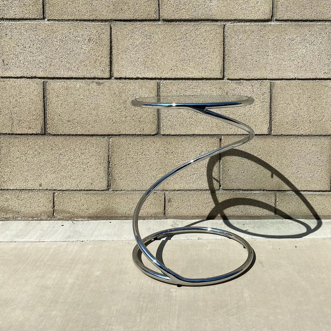 Irving & Leon Rosen for Pace Spiral Side Table
