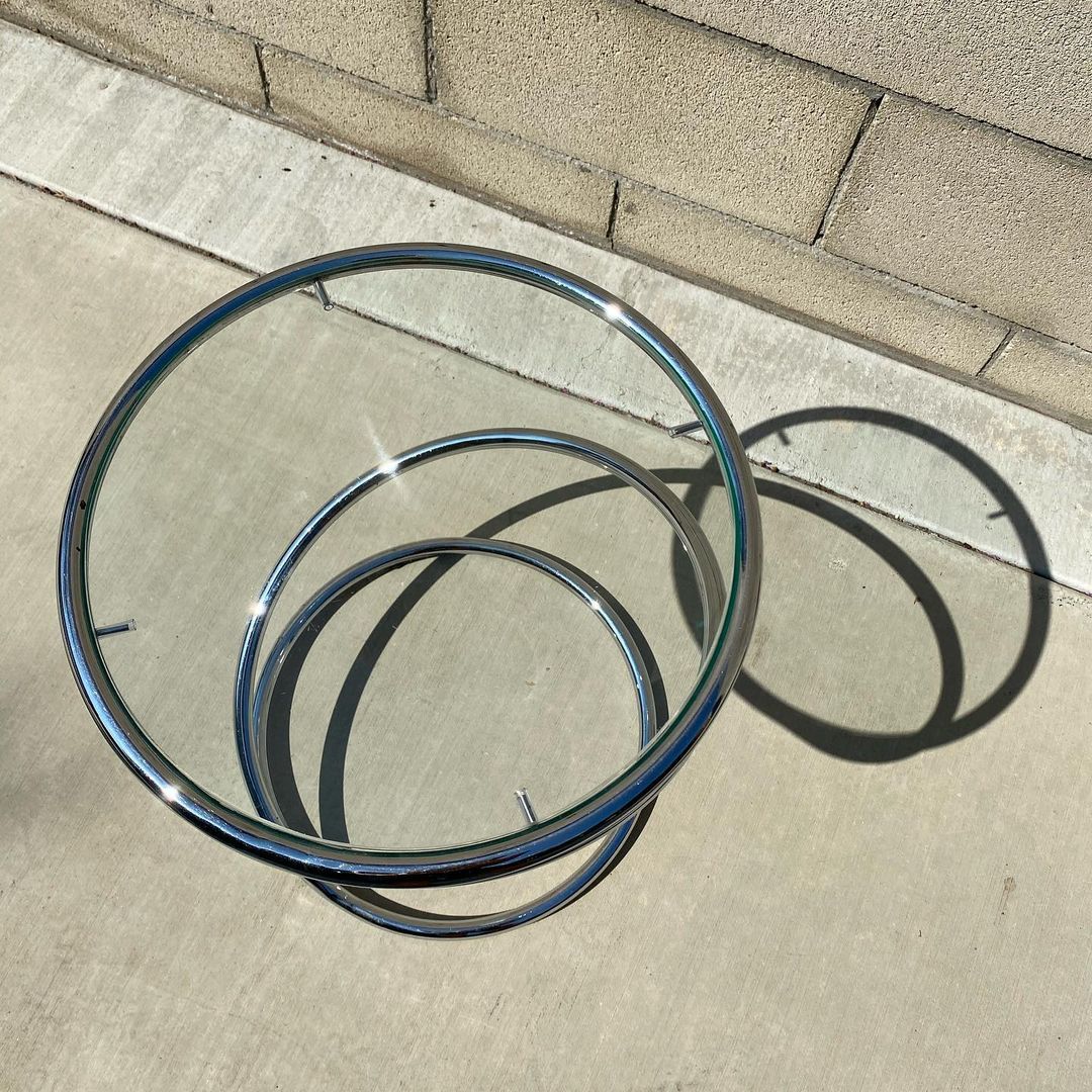 Irving & Leon Rosen for Pace Spiral Side Table