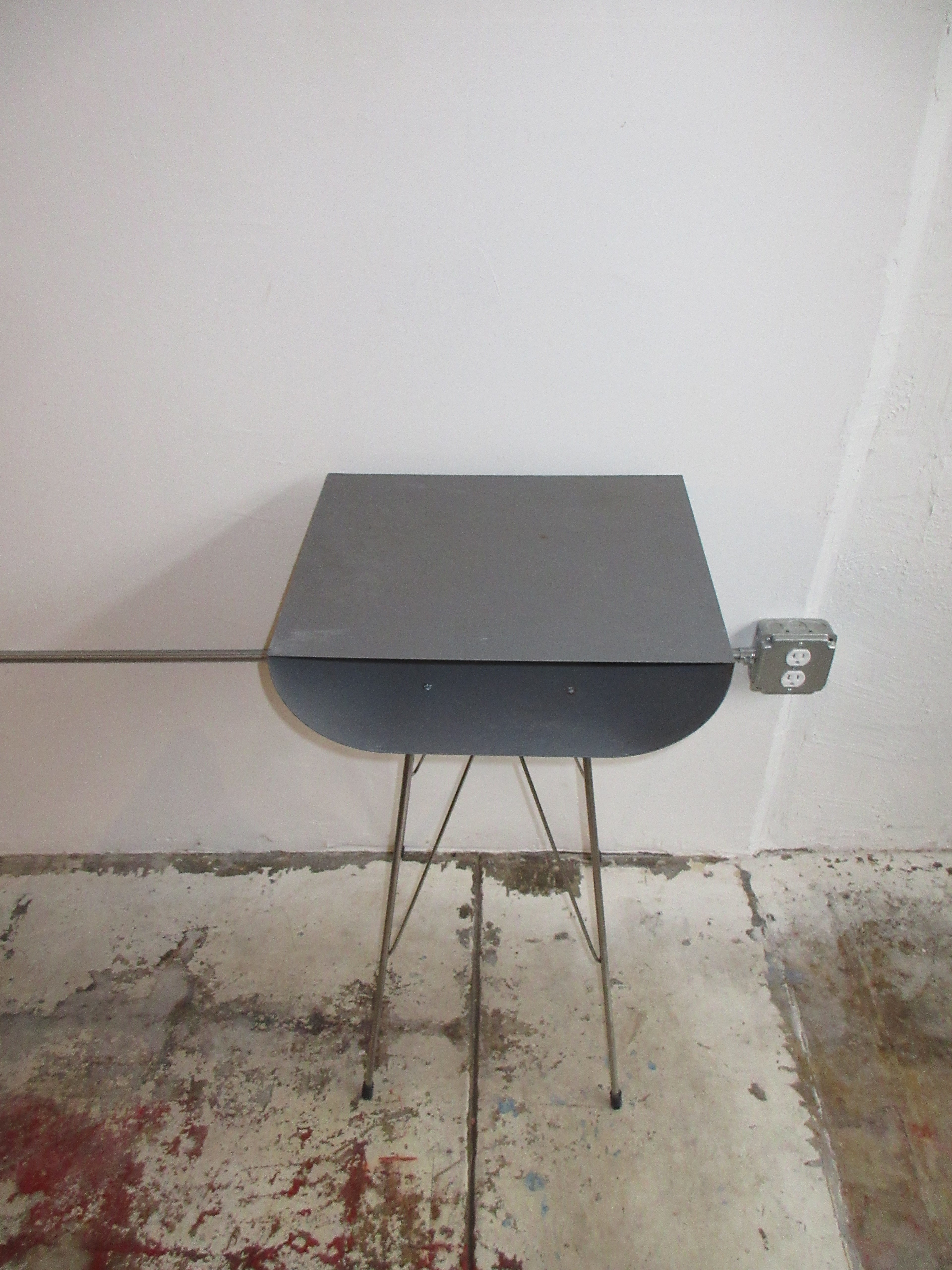 Early 2000s ICFF Chrome Side Table
