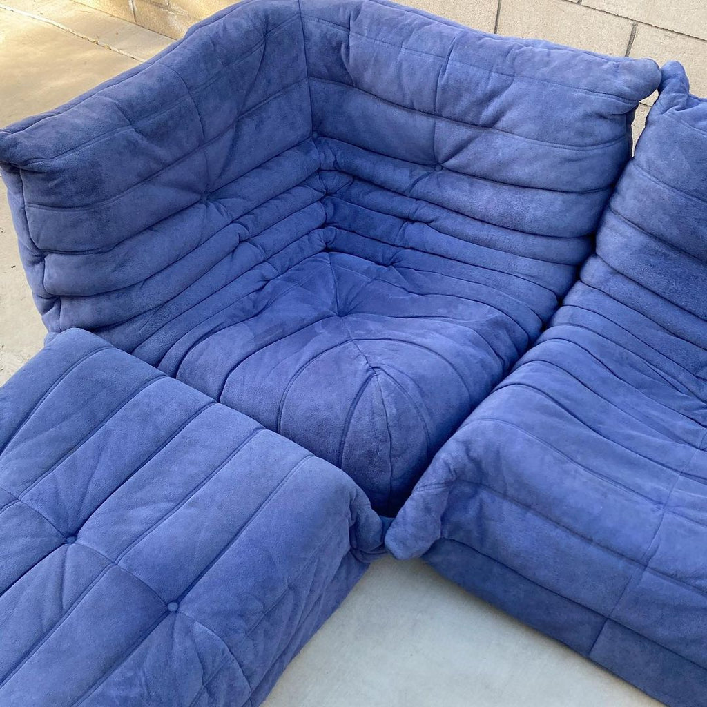 Ligne Roset 3-Piece Togo Sofa by Michel Ducaroy