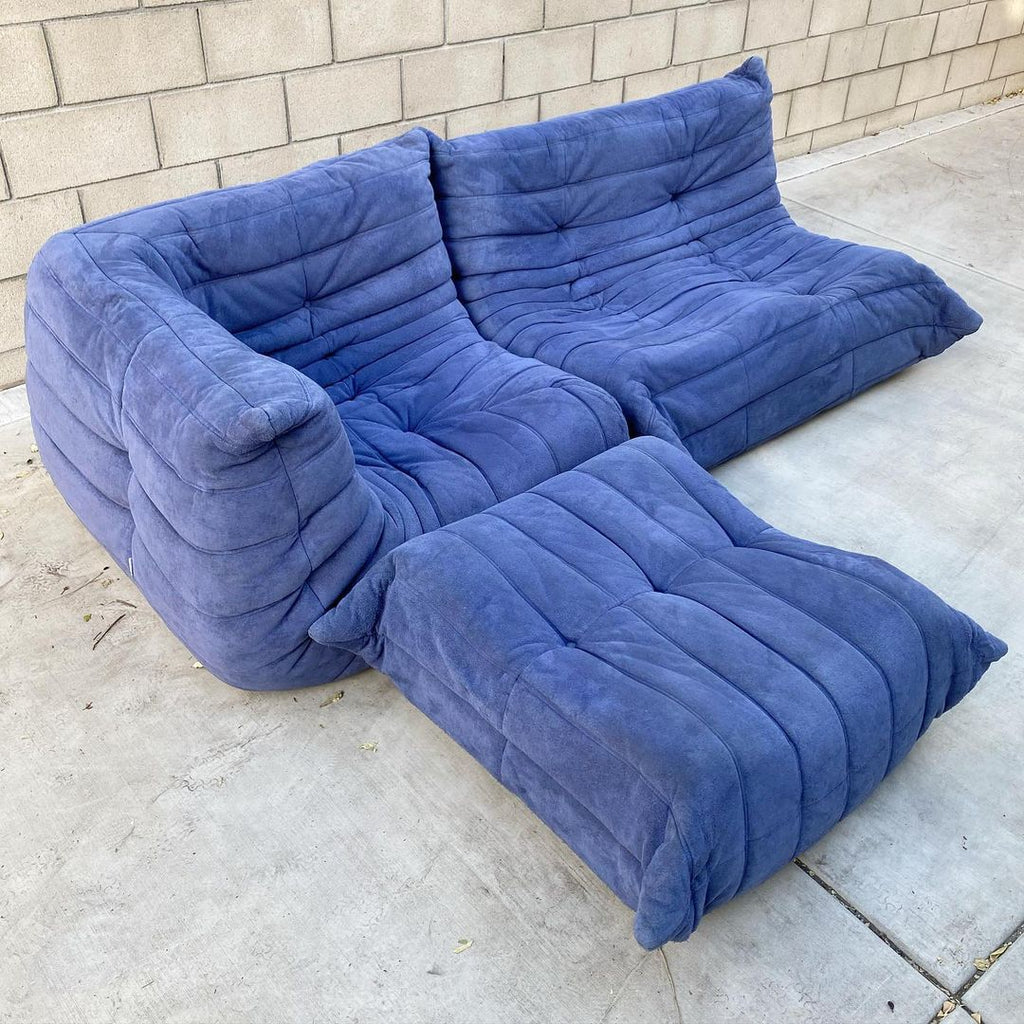 Ligne Roset 3-Piece Togo Sofa by Michel Ducaroy