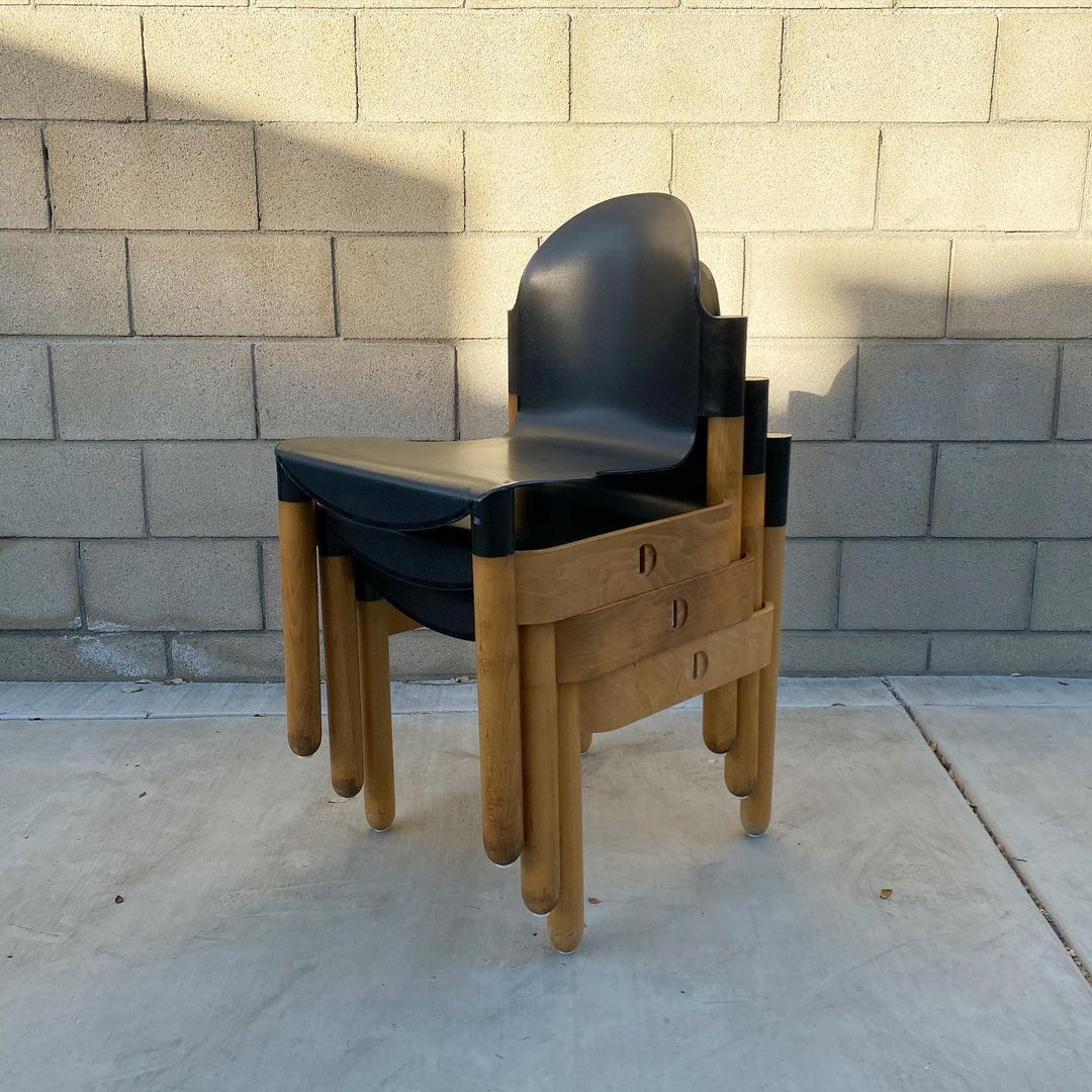 Kartell x Thonet Flex Stacking Chairs by Gerd Lange