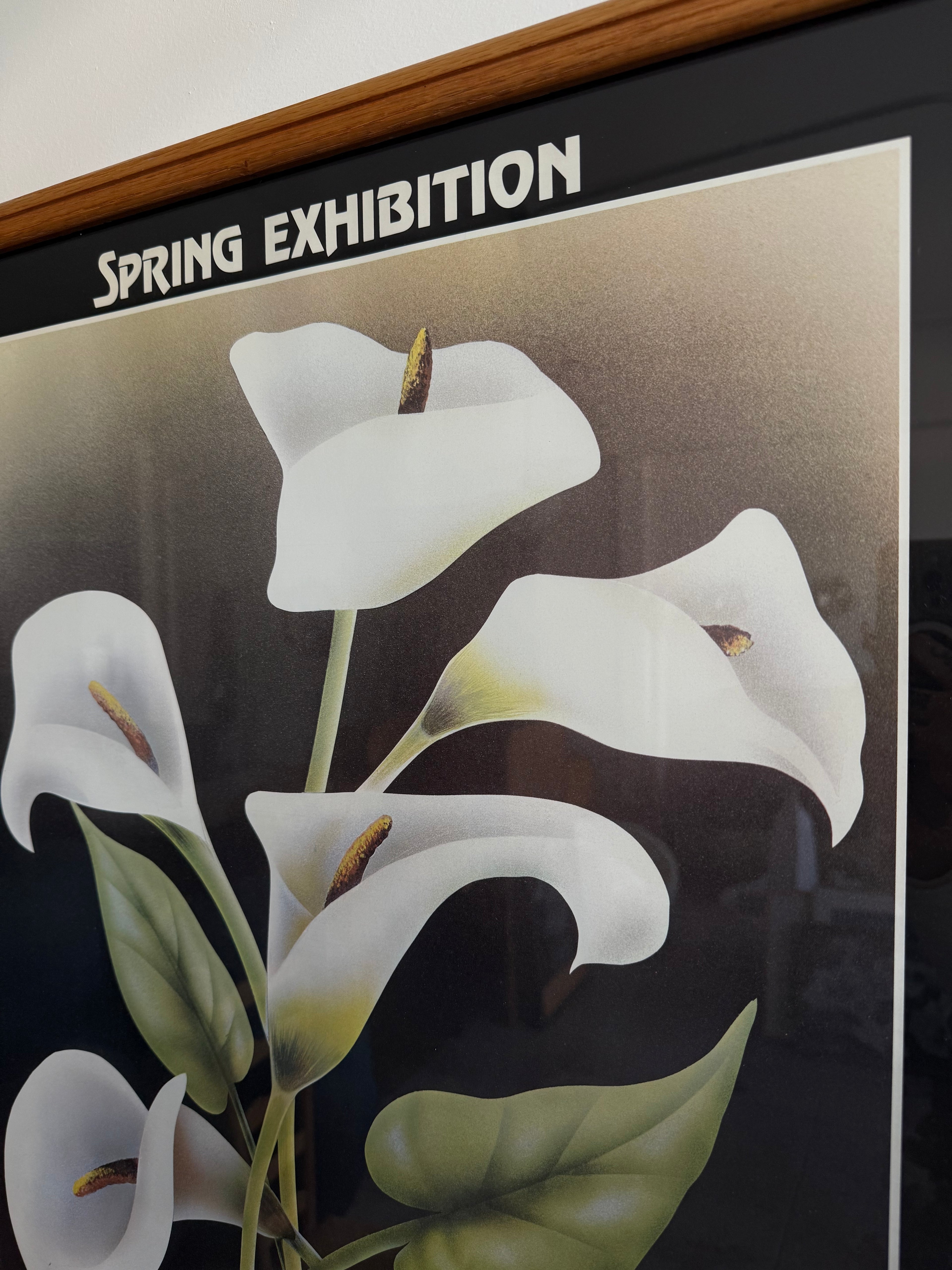 Vintage Carlos Rios Spring Exhibition Poster