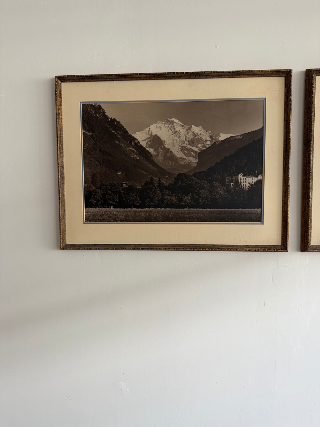 1930’s Blind Stamped Black and White Photographs of Switzerland by Adolph Braun