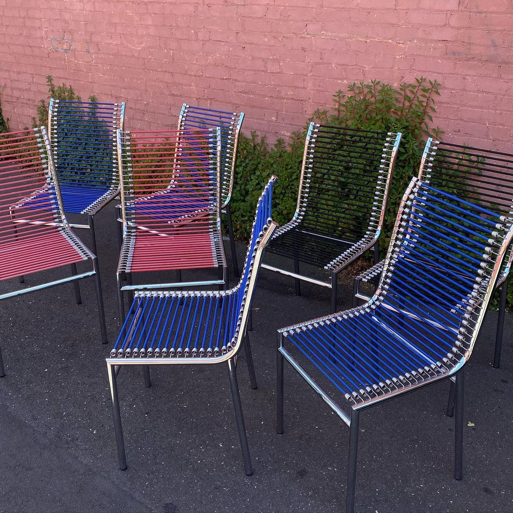 René Herbst Cord Chairs