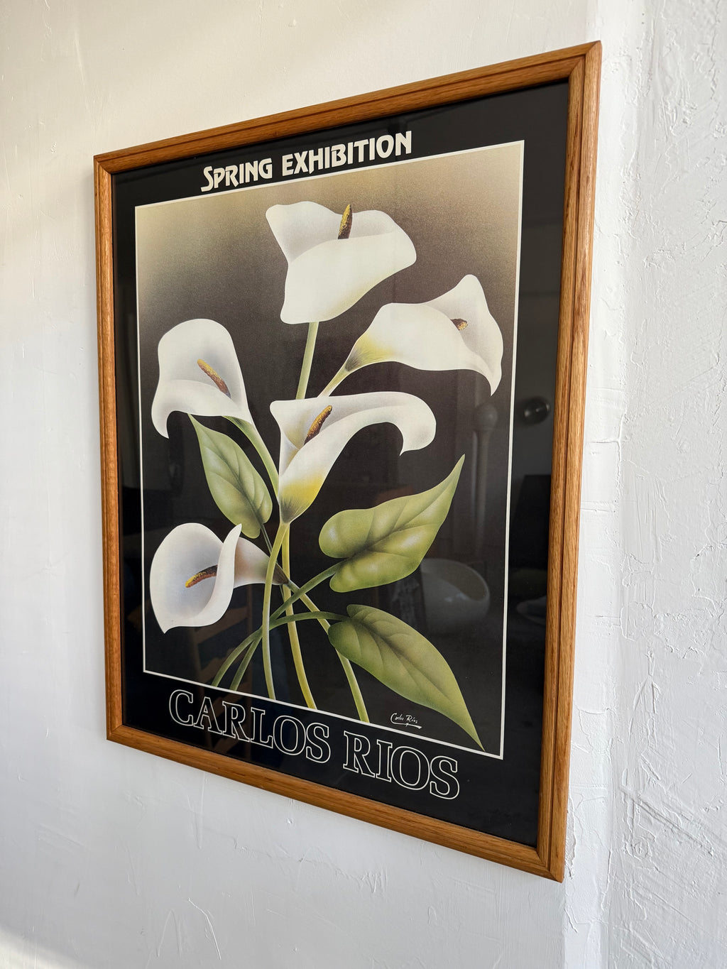 Vintage Carlos Rios Spring Exhibition Poster