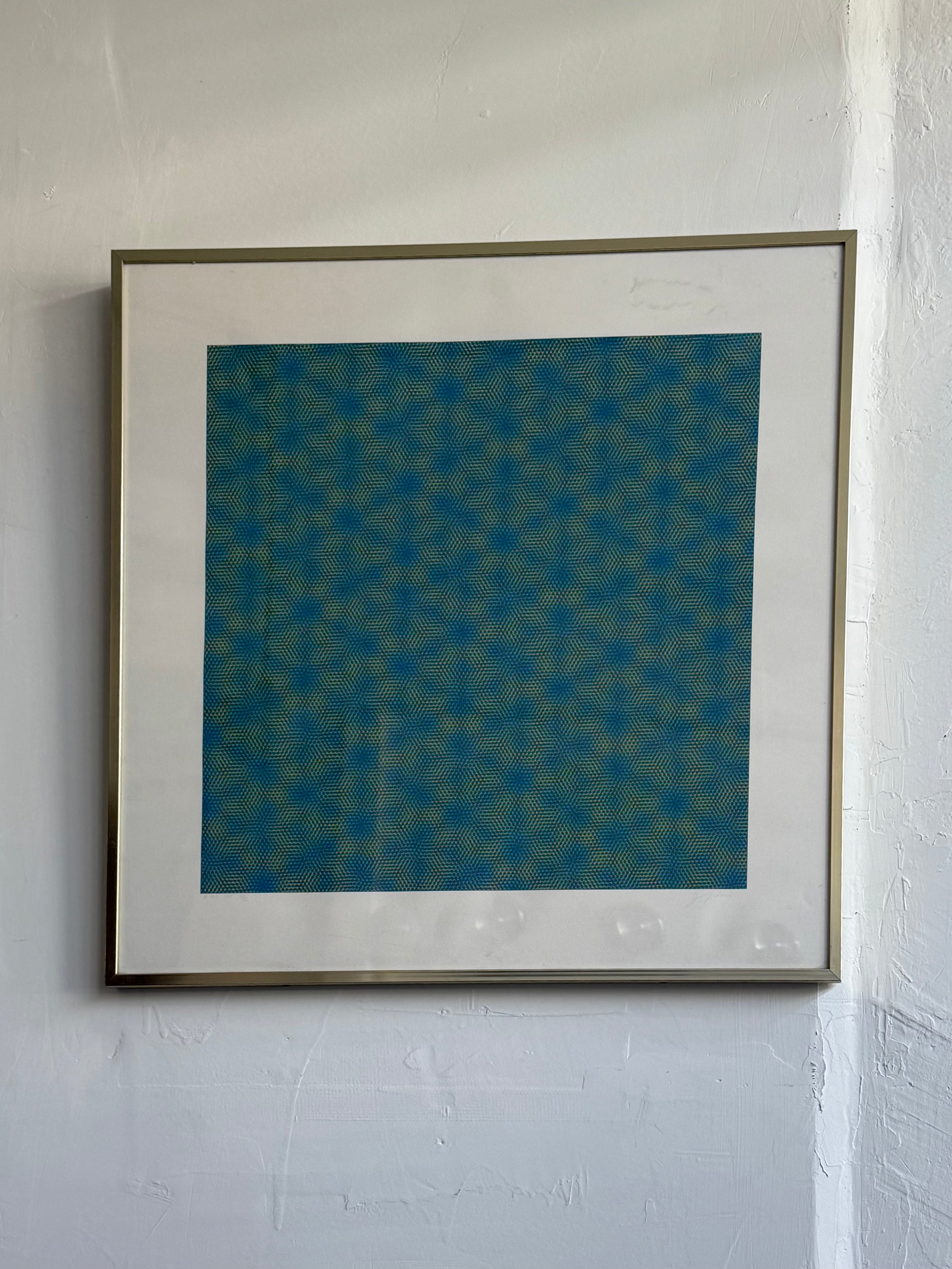 1960’s Josef Levi Geometric Silk Screen