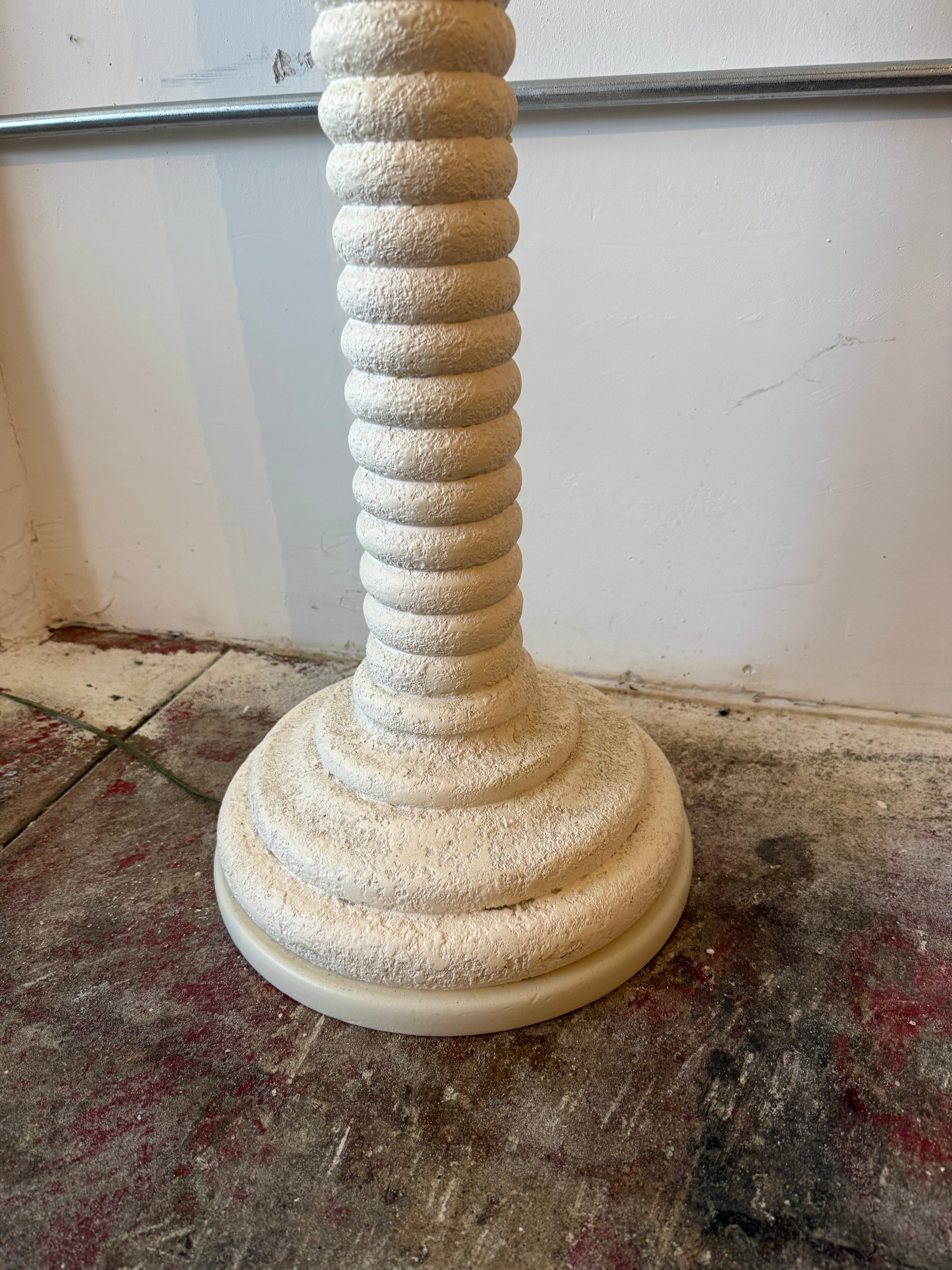 1980’s Italian Ribbed Pilar Floor Lamp by Relco Milano