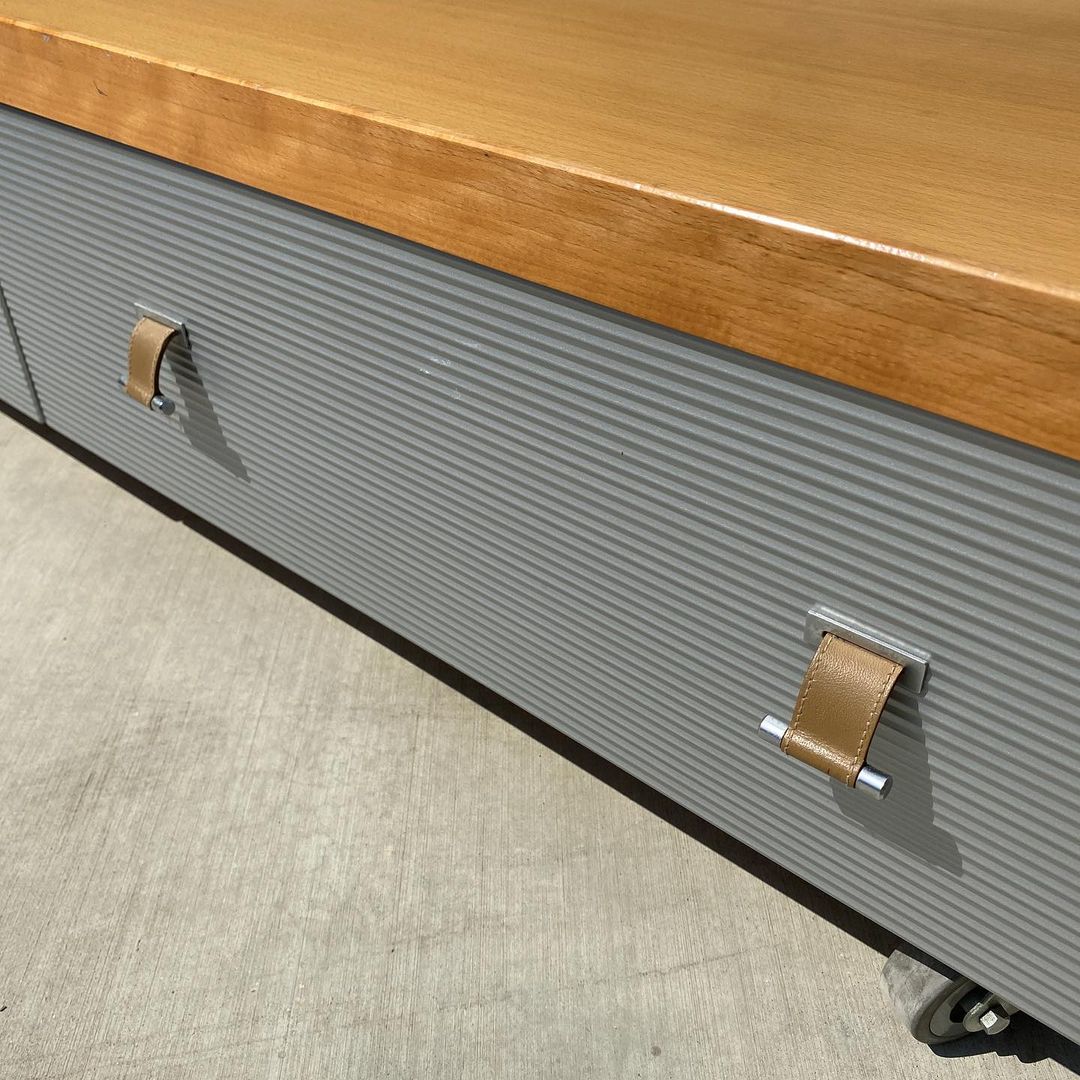 Peter Maly Metal & Wood Console for Ligne Roset