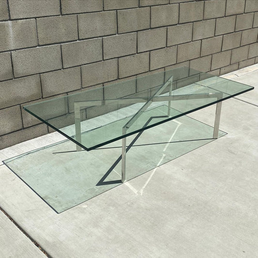 Barcelona Style Rectangular Coffee Table