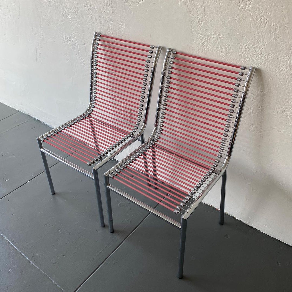 René Herbst Cord Chairs