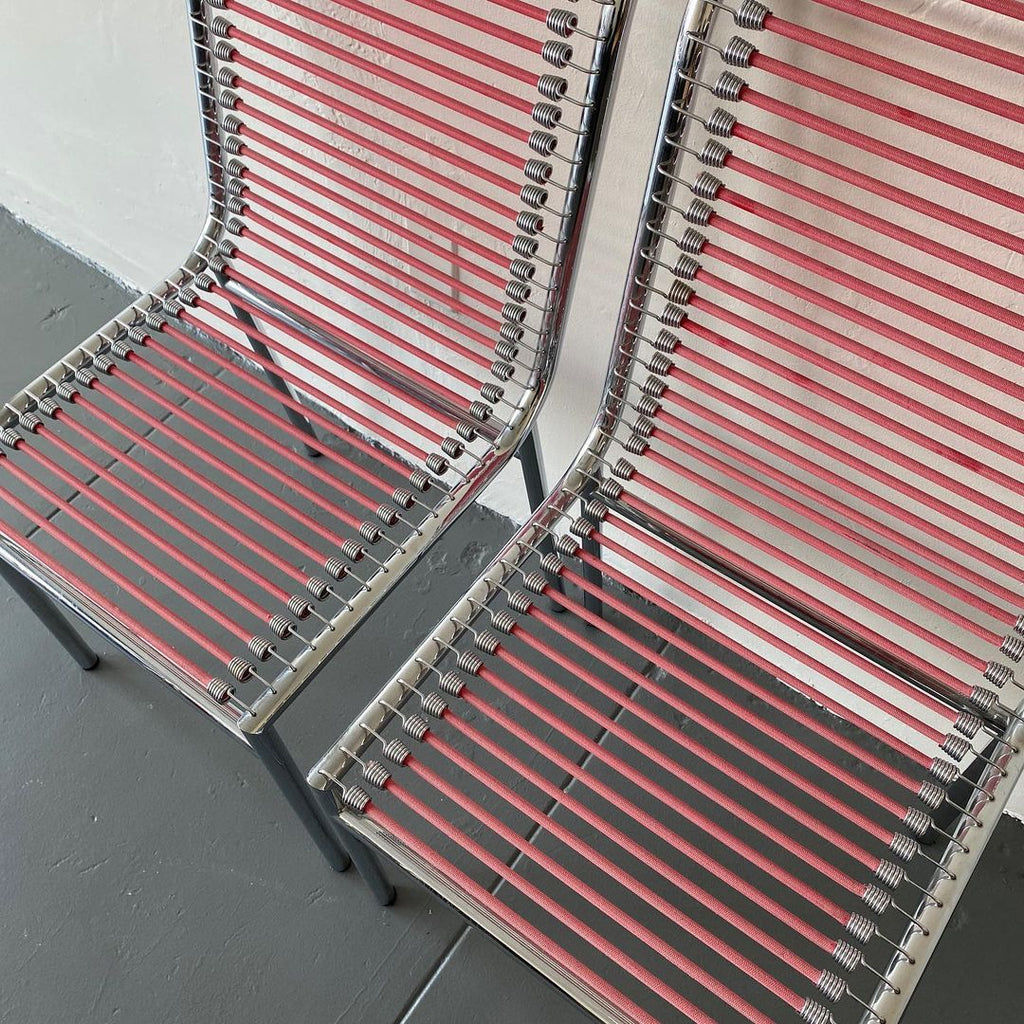 René Herbst Cord Chairs
