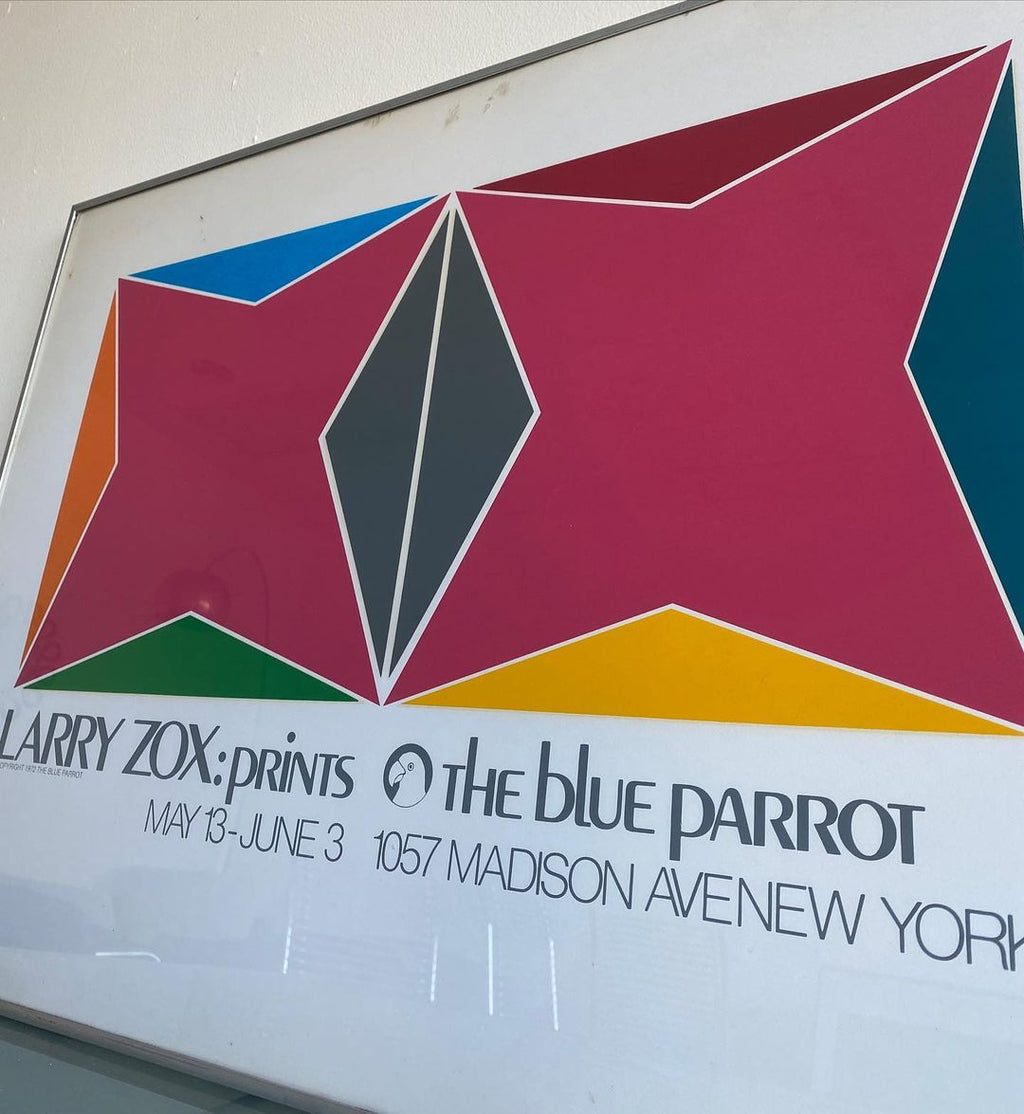 Larry Zox The Blue Parrot Exhibition Print, 1972