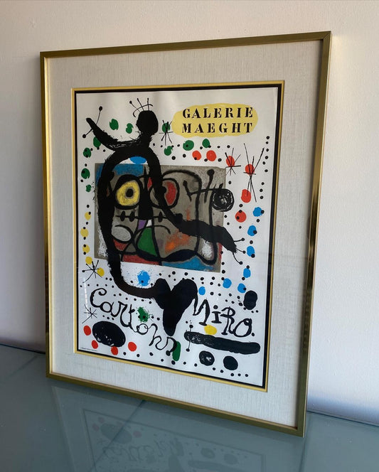 Cartons Miro Galerie Maeght Lithograph