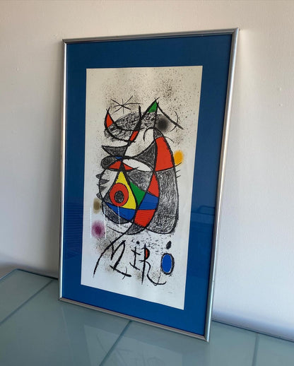 Miro Jardin Au Claire De Lune Lithograph