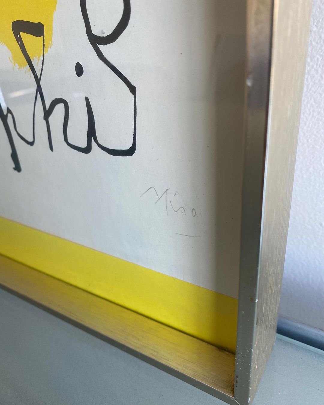 Miro Sculptures Art Graphique Galerie Maeght Signed Lithograph