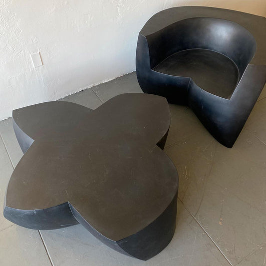 Frank Gehry for Heller Easy Chair & Coffee Table, 2004