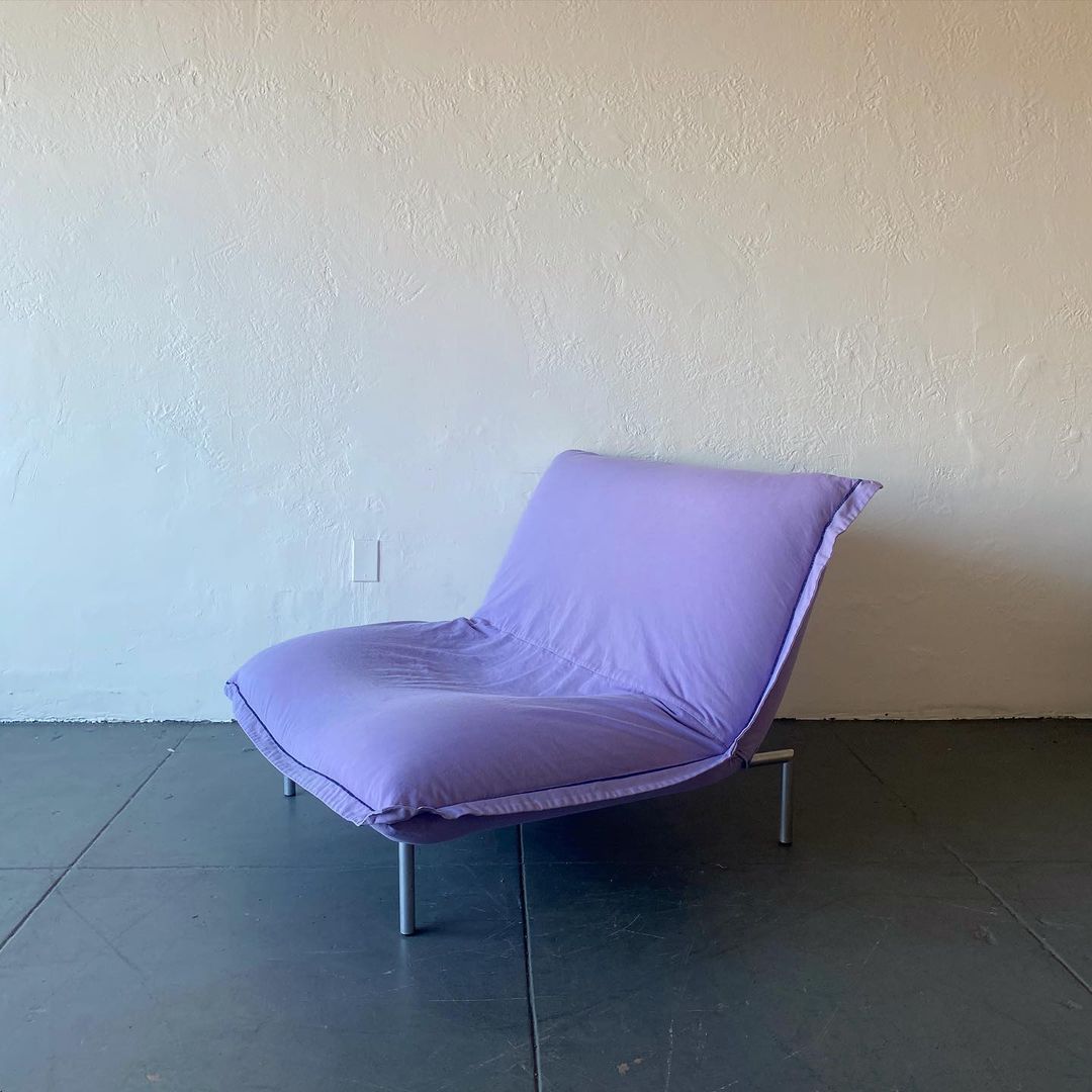 Ligne Roset Calin Pillow Lounge Chair & Ottoman by Pascal Mourgue, 1994