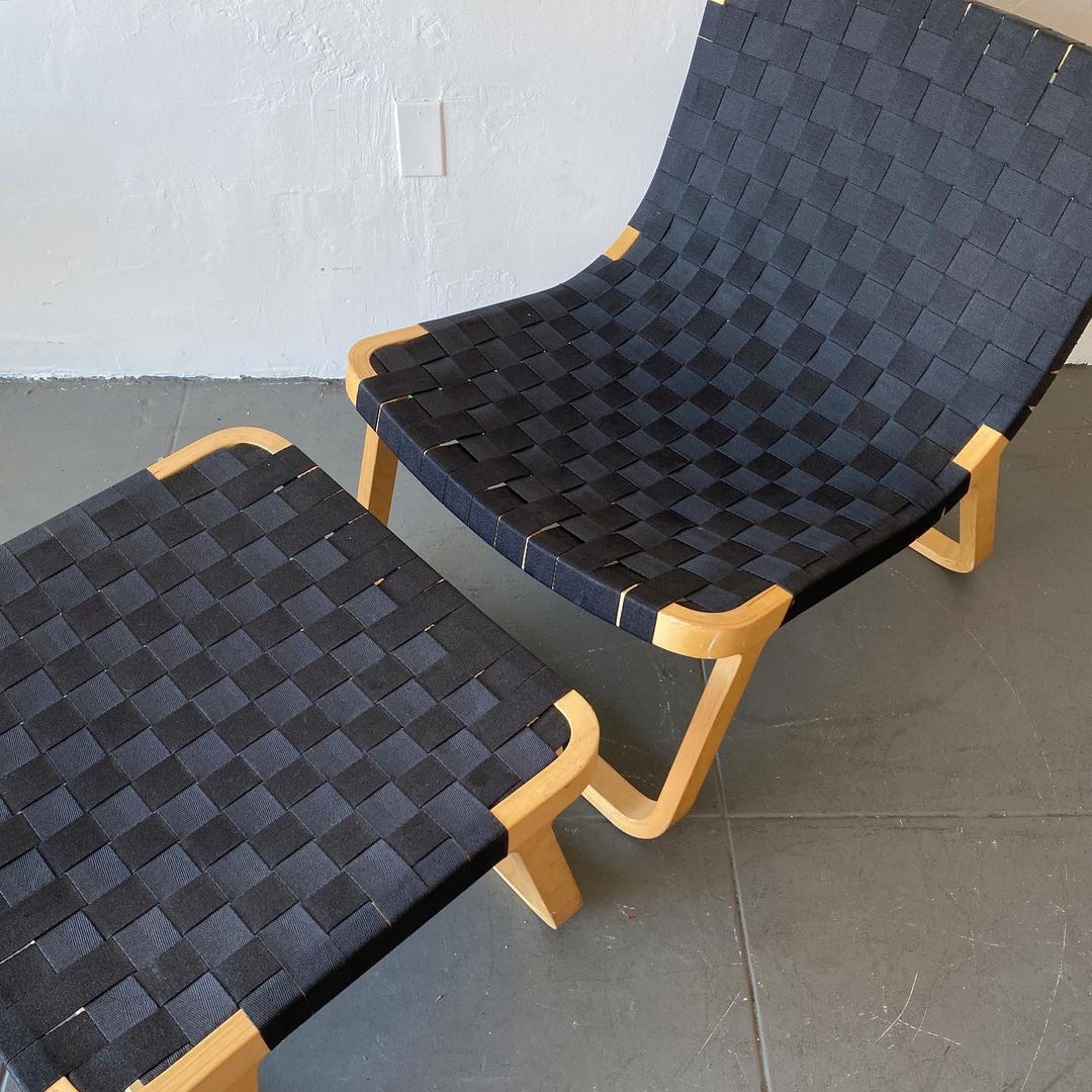 Sascha Lounge Chair & Ottoman by Jeffrey Bernett