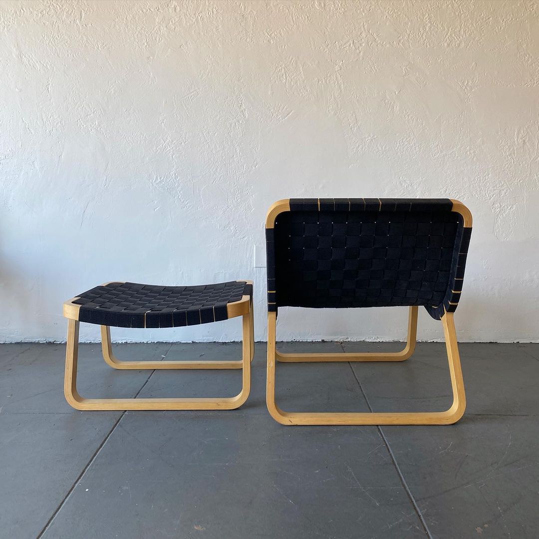 Sascha Lounge Chair & Ottoman by Jeffrey Bernett