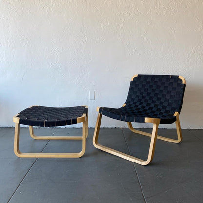 Sascha Lounge Chair & Ottoman by Jeffrey Bernett