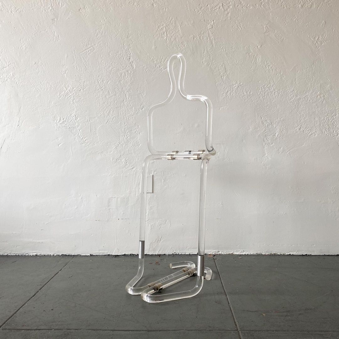 Anthropomorphic Plexiglass Valet Stand, 1960s