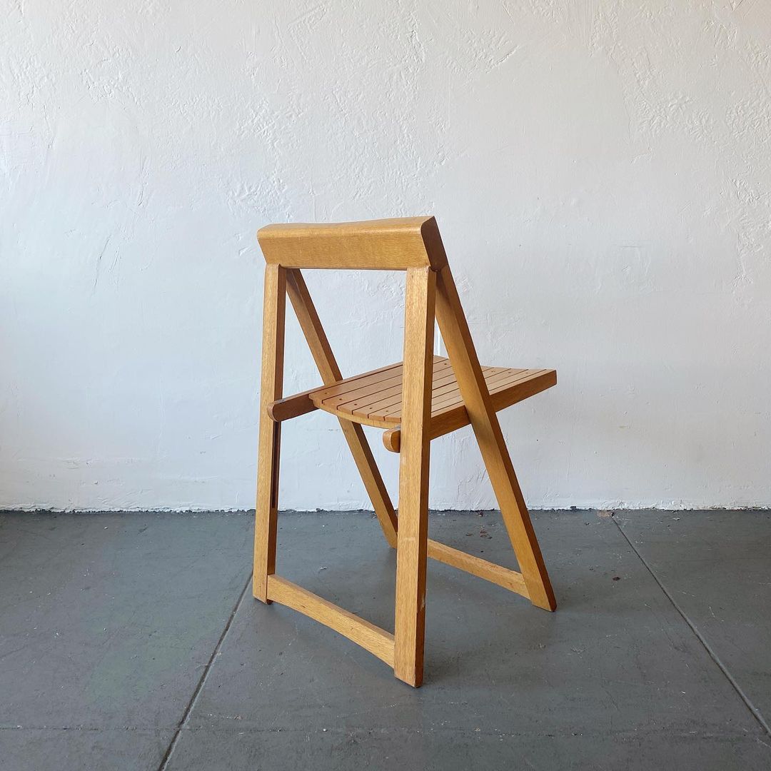Bazzani Trieste Folding Chair by Aldo Jacober, 1960s