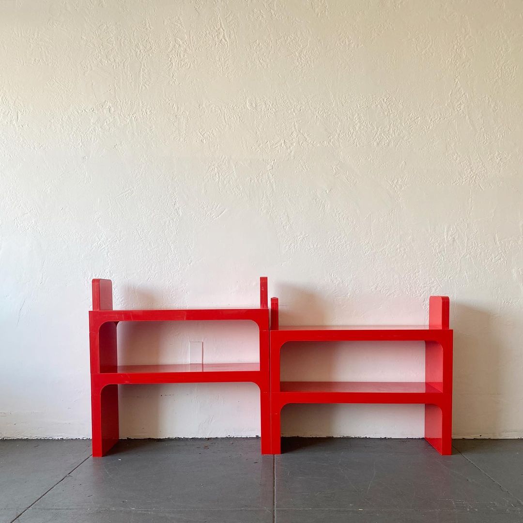 Olaf Von Bohr for Kartell Modular Shelving System, 1970s