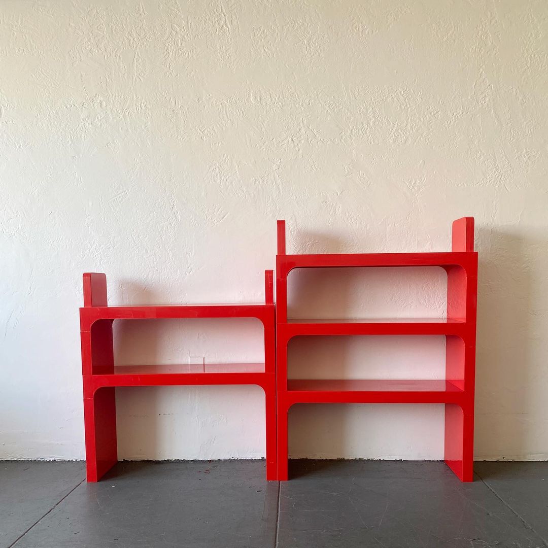 Olaf Von Bohr for Kartell Modular Shelving System, 1970s