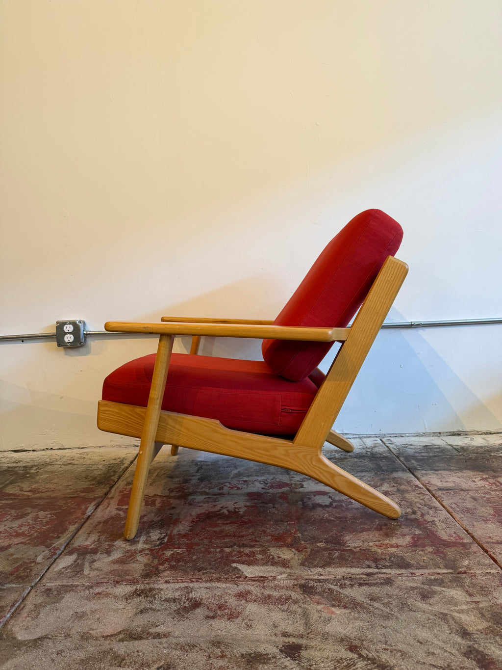 Early 2000’s Hans J Wegner Ge290 Easy Chairs for Getama