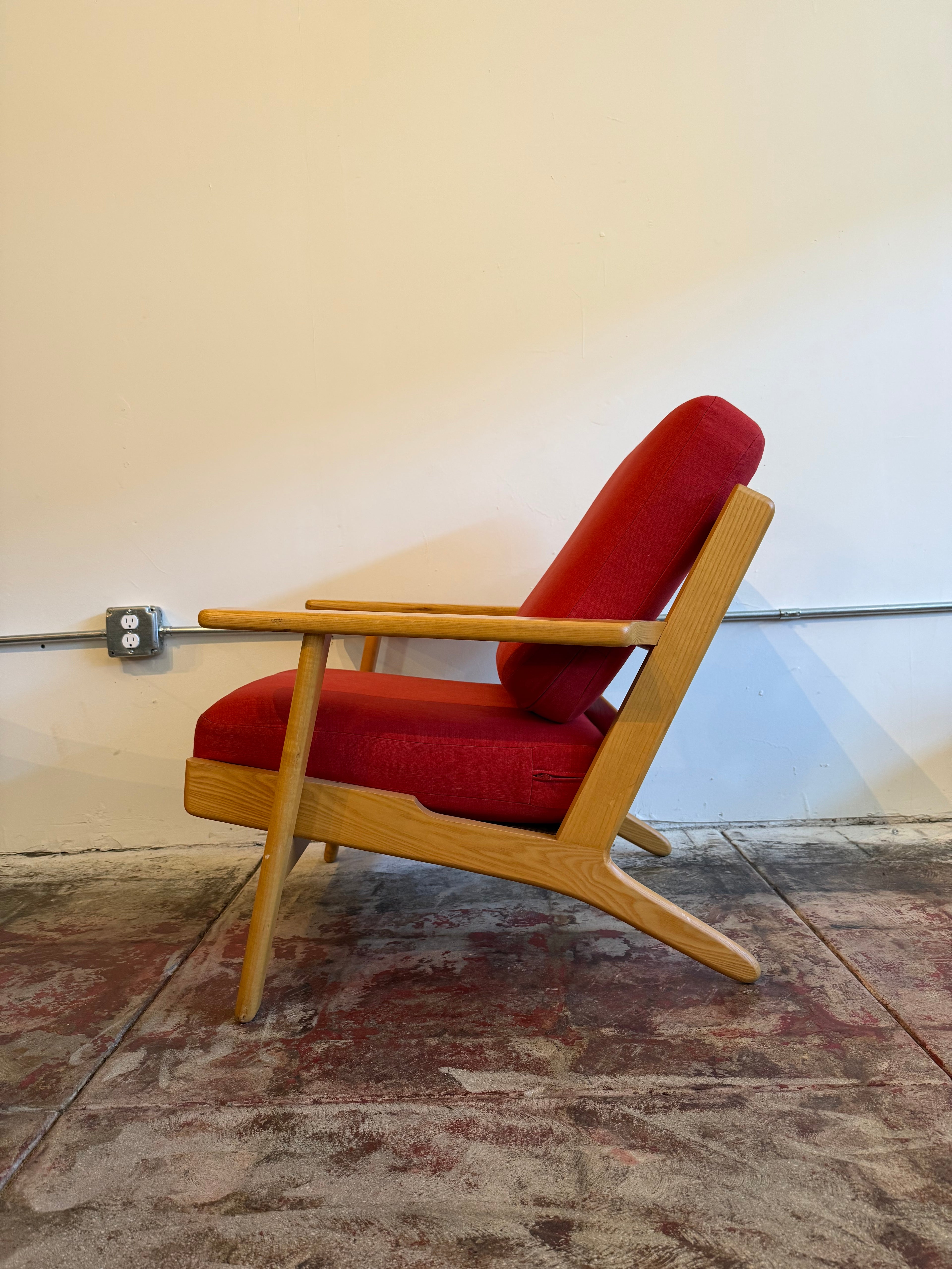 Early 2000’s Hans J Wegner Ge290 Easy Chairs for Getama