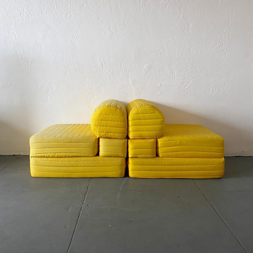 Vintage Modular Fold Out Chairs