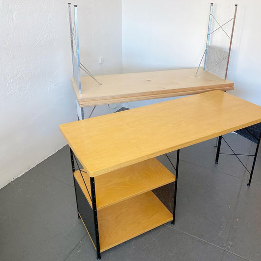 Modernica Case Study Furniture Desk with Fiberglass Panels