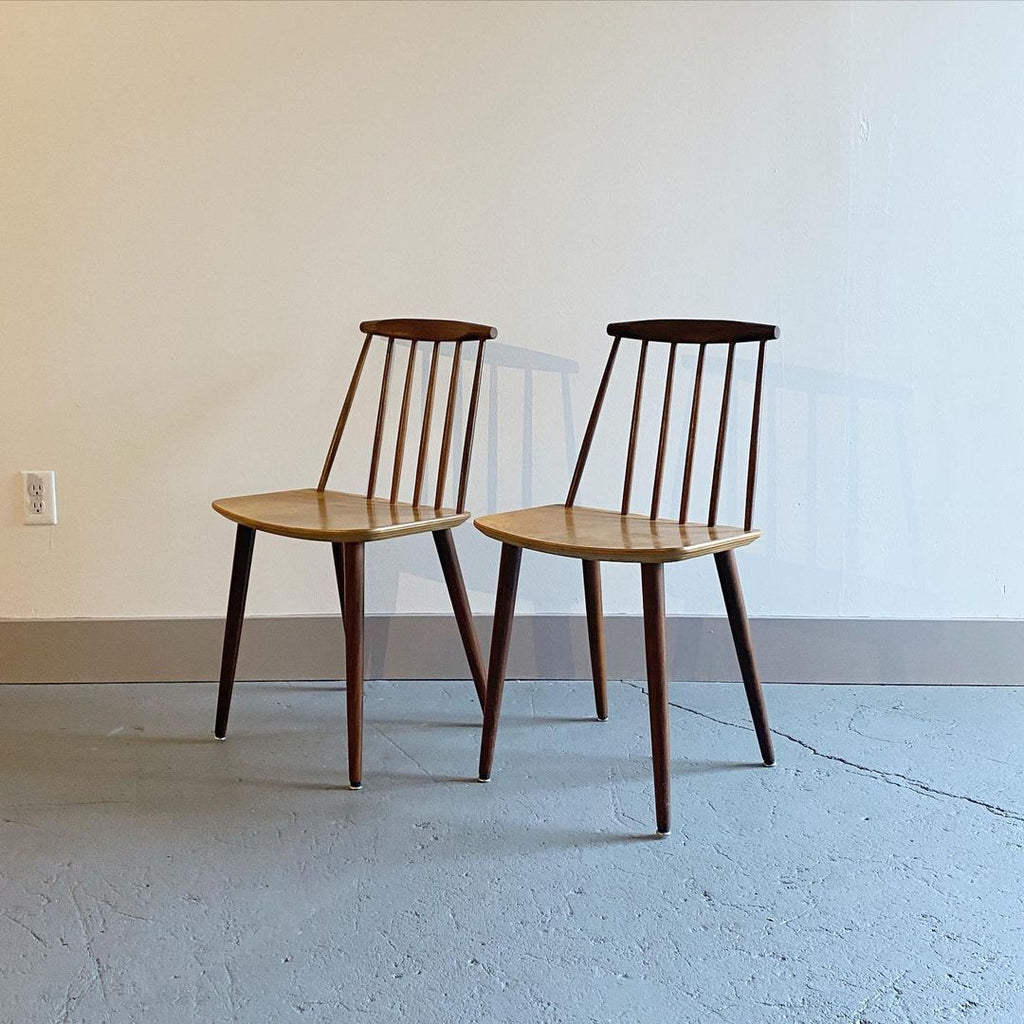 FDB Mobler J77 Teak Dining Chairs by Folke Palsson, 1970s
