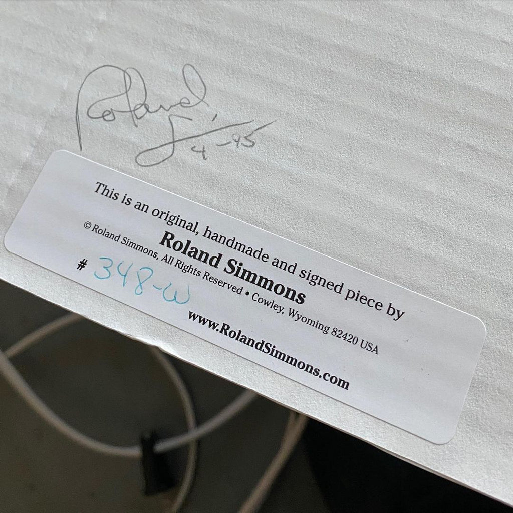 Roland Simmons Corrugated Paper Floor Lamps, 1995