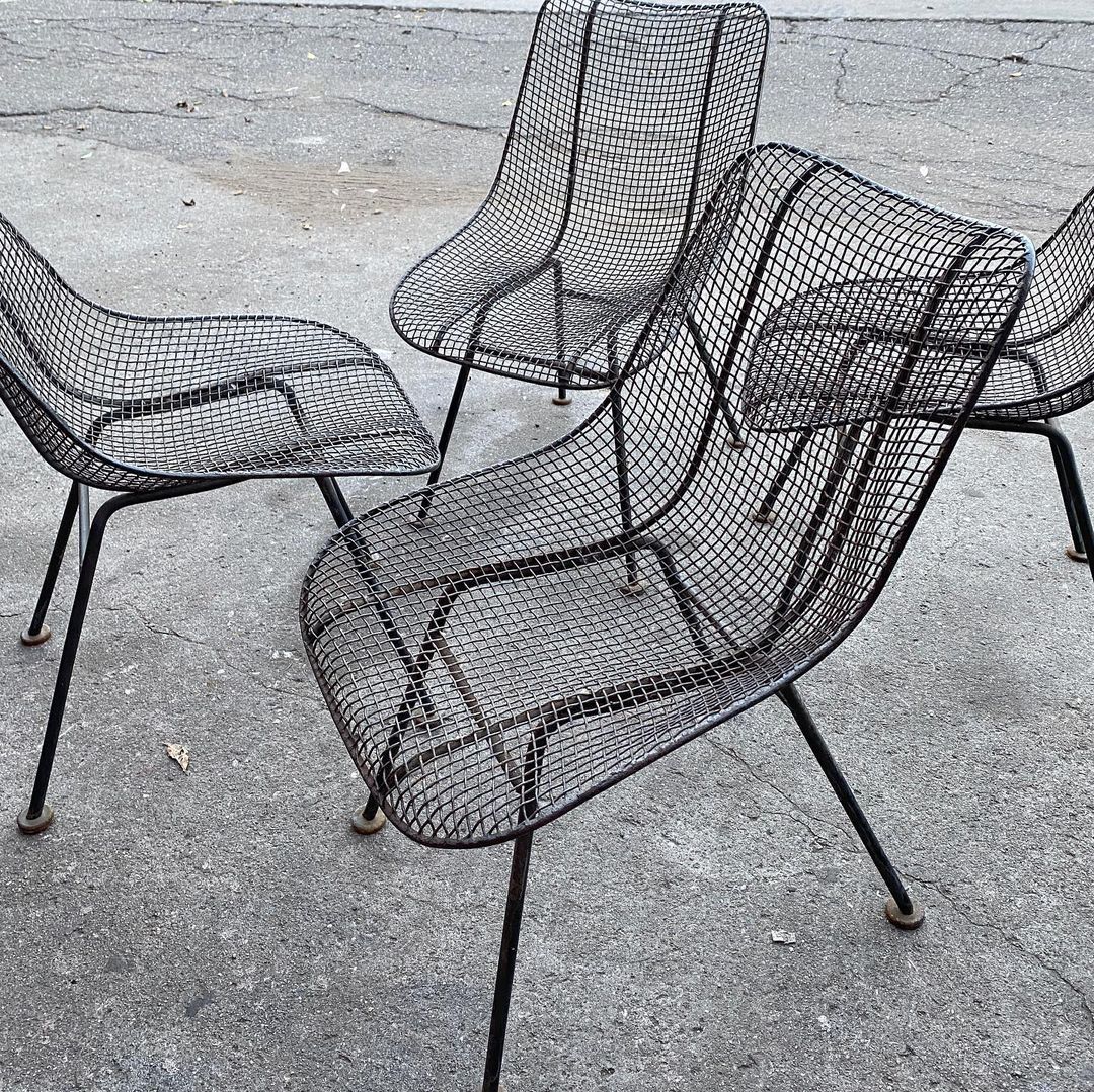 Russell Woodard Sculptura Dining Chairs, 1960s