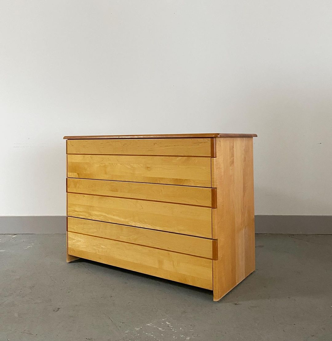 Studio Craft Notched Dresser, 1970s