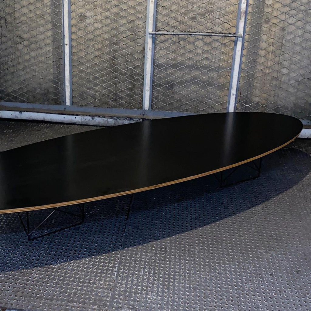 Early Eames ETR Elliptical / Surfboard Coffee Table, 1950s (Attributed)