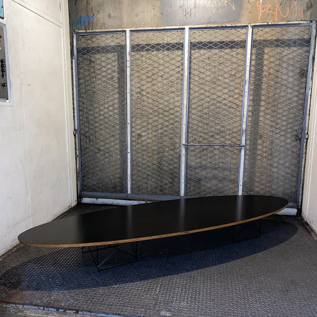 Early Eames ETR Elliptical / Surfboard Coffee Table, 1950s (Attributed)