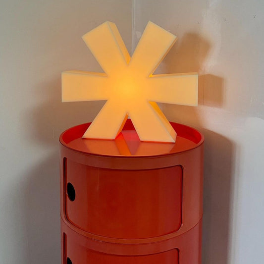 Lucite Asterisk Light