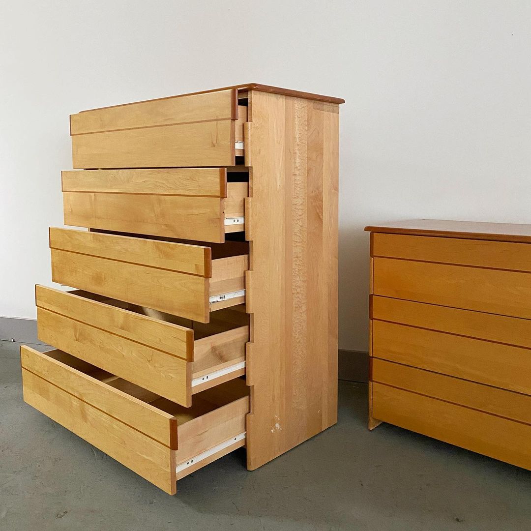 Studio Craft Notched Dresser, 1970s