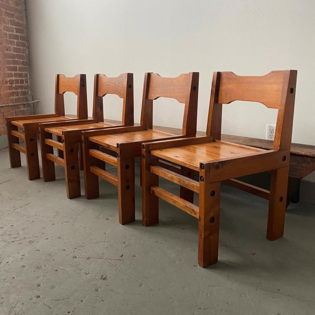 1970s American Arts & Crafts Dining Set