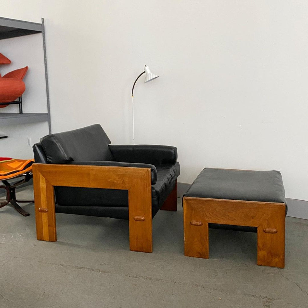 1960s Adrian Pearsall for Craft Associates Club Chair & Ottoman