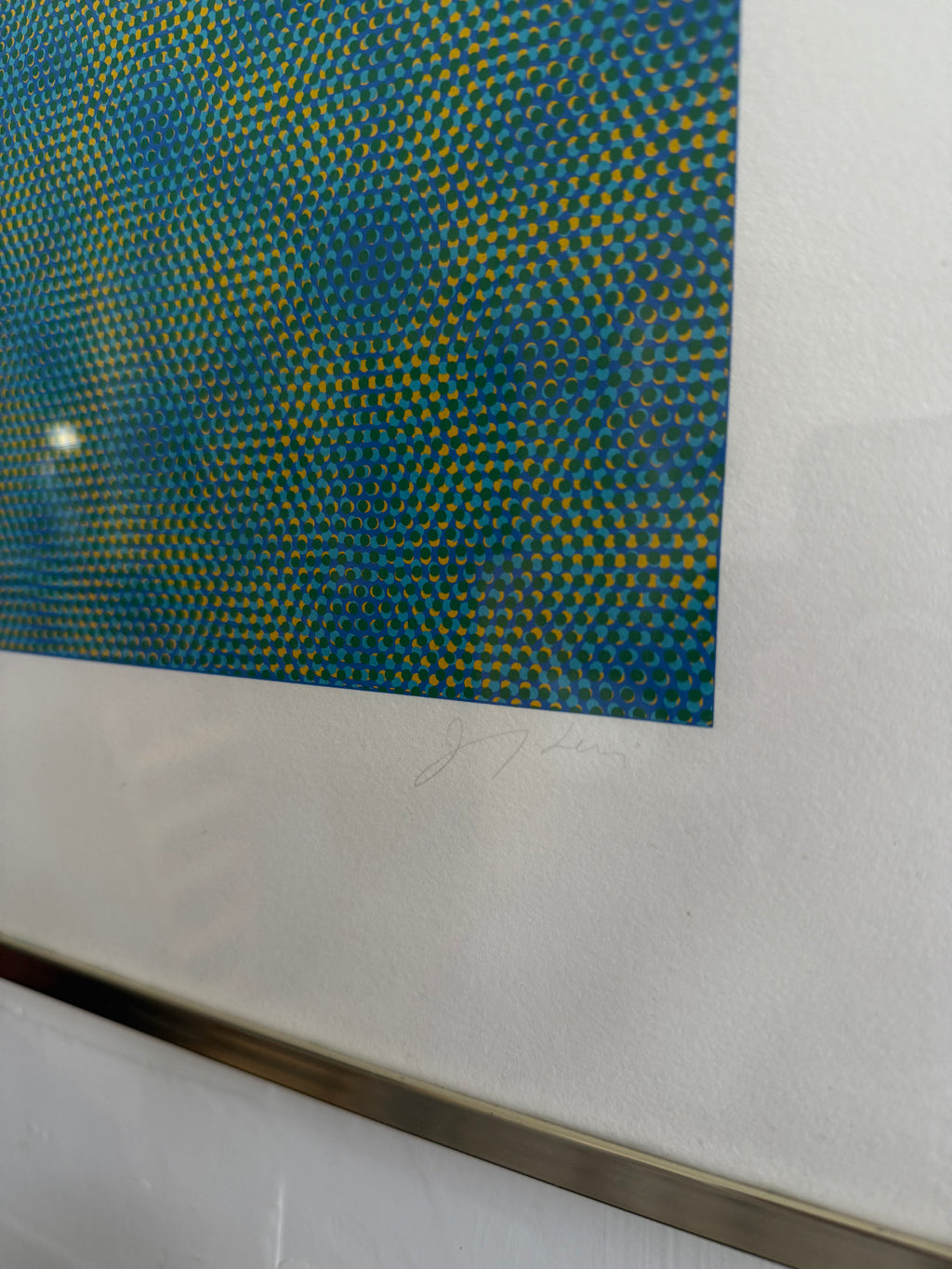 1960’s Josef Levi Geometric Silk Screen